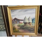 Голям картина масло на фазер Испания - 3667